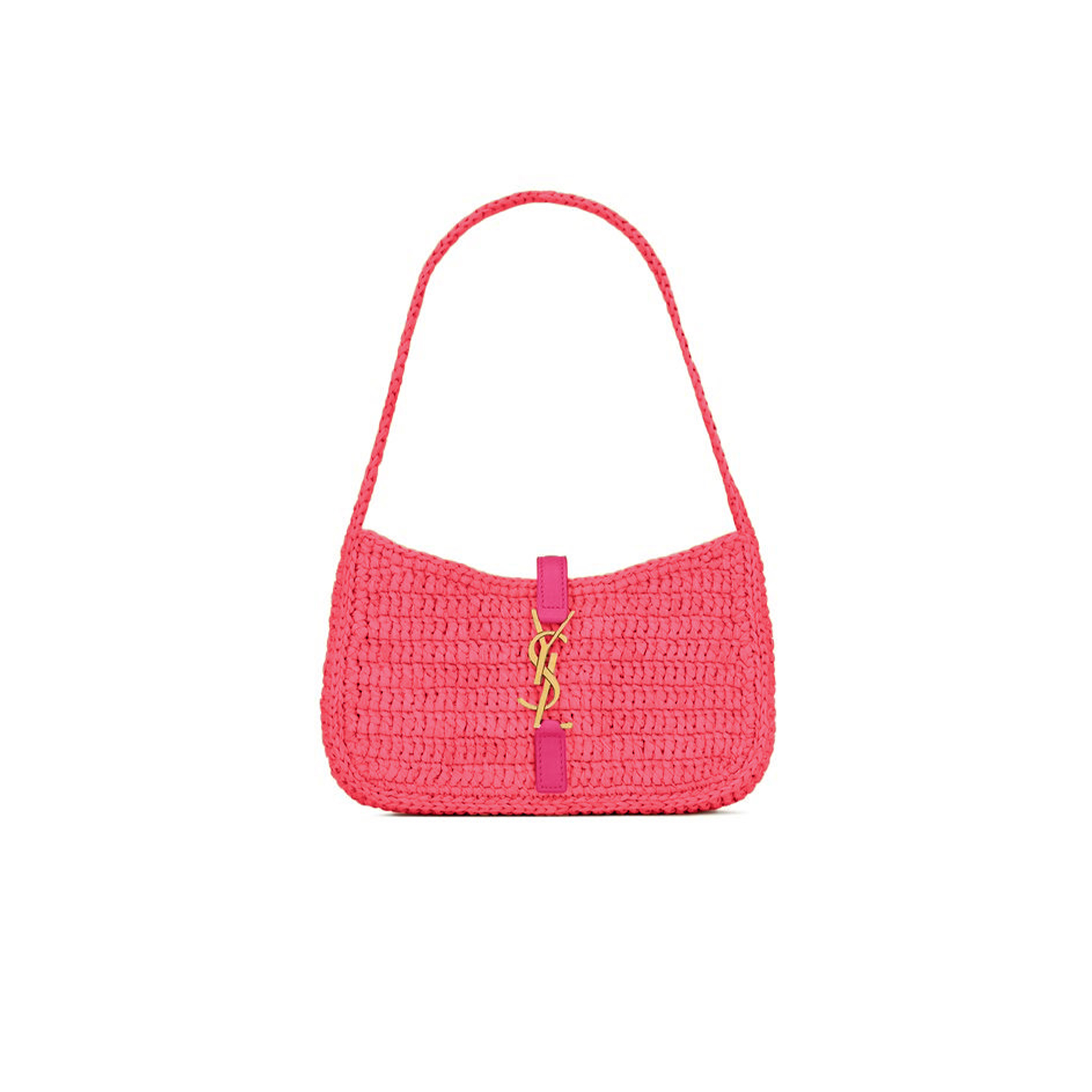 YSL LE 5 À 7 MINI IN RAFFIA 710310541146 (19*11.5*4.5cm)